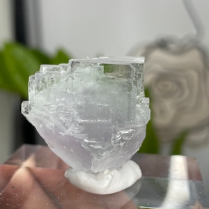 High Clarity Fluorite Specimen with Light Purple Heart from XiangHuaLing
