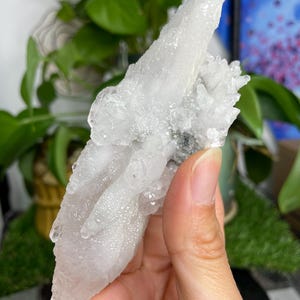 Superzeldzame lichtroze verencalciet op kleine melkkwartsmatrix van MaNaoShan afbeelding 2
