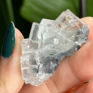 High Clarity ZheJiang Light Green Fluorite Cube Cluster