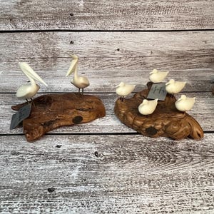 Choice of John Perry Pelicans or Seagulls Sculpture, 1985