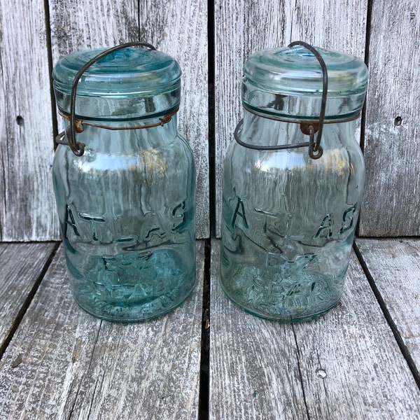 Atlas E-Z Seal Aqua Jar Pair