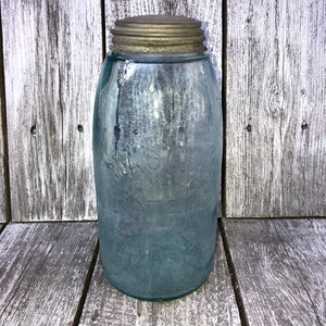 Grote Aqua Mason Jar