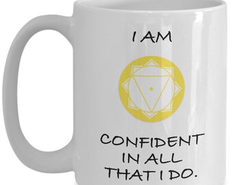 Solar Plexus Chakra Affirmation Mug