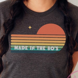 Made in the 80s tshirt, 80s Birthday Gift, Retro 80s Shirt, Vintage Tshirt