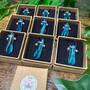 Lady Tsunade cursed CRYSTAL resin necklace NARUTO cosplay and costume JEWELRY image 5