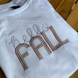 Fall Embroidered Customizable Crewneck Sweatshirt