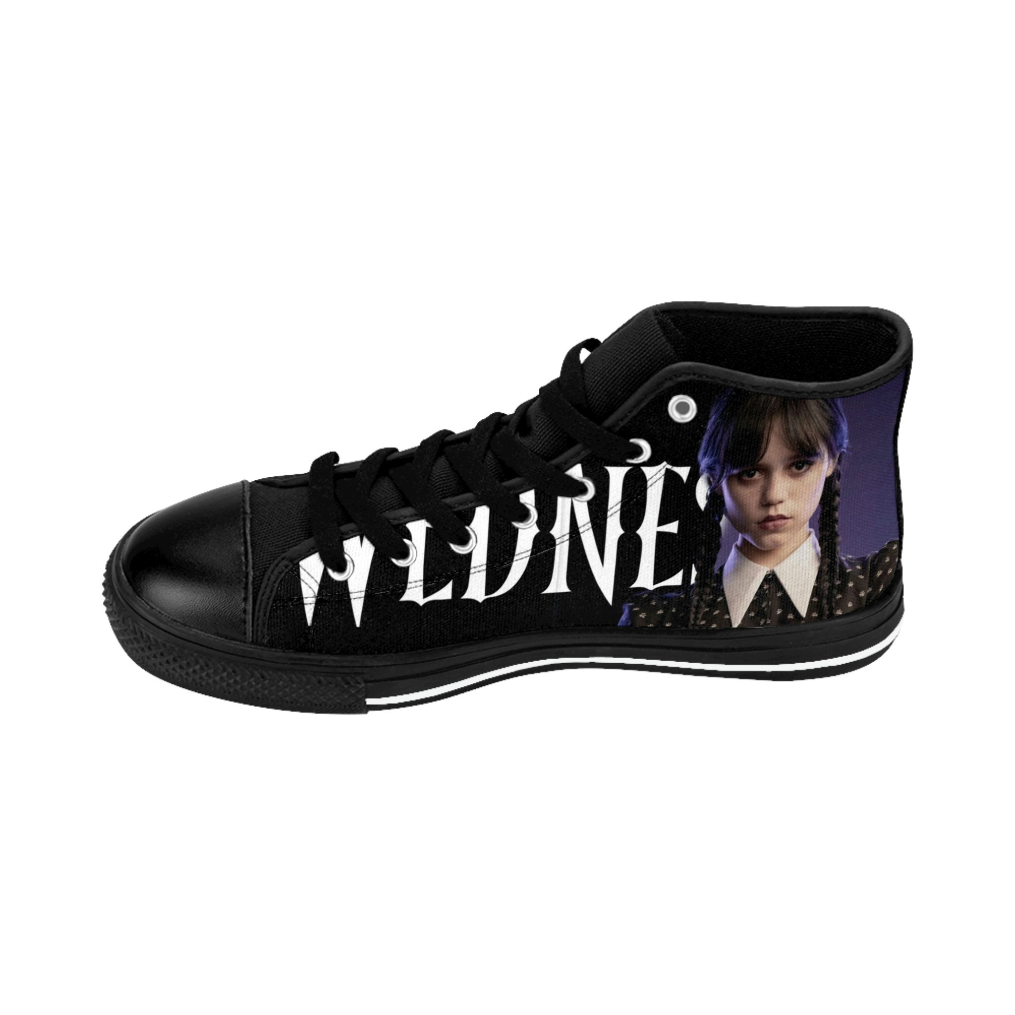 Discover Wednesday addams Shoes, Wednesday addams High Top Sneakers