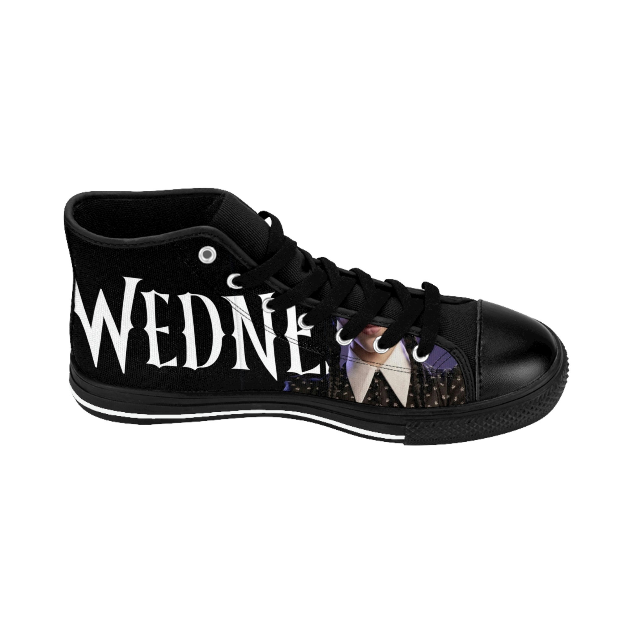 Discover Wednesday addams Shoes, Wednesday addams High Top Sneakers