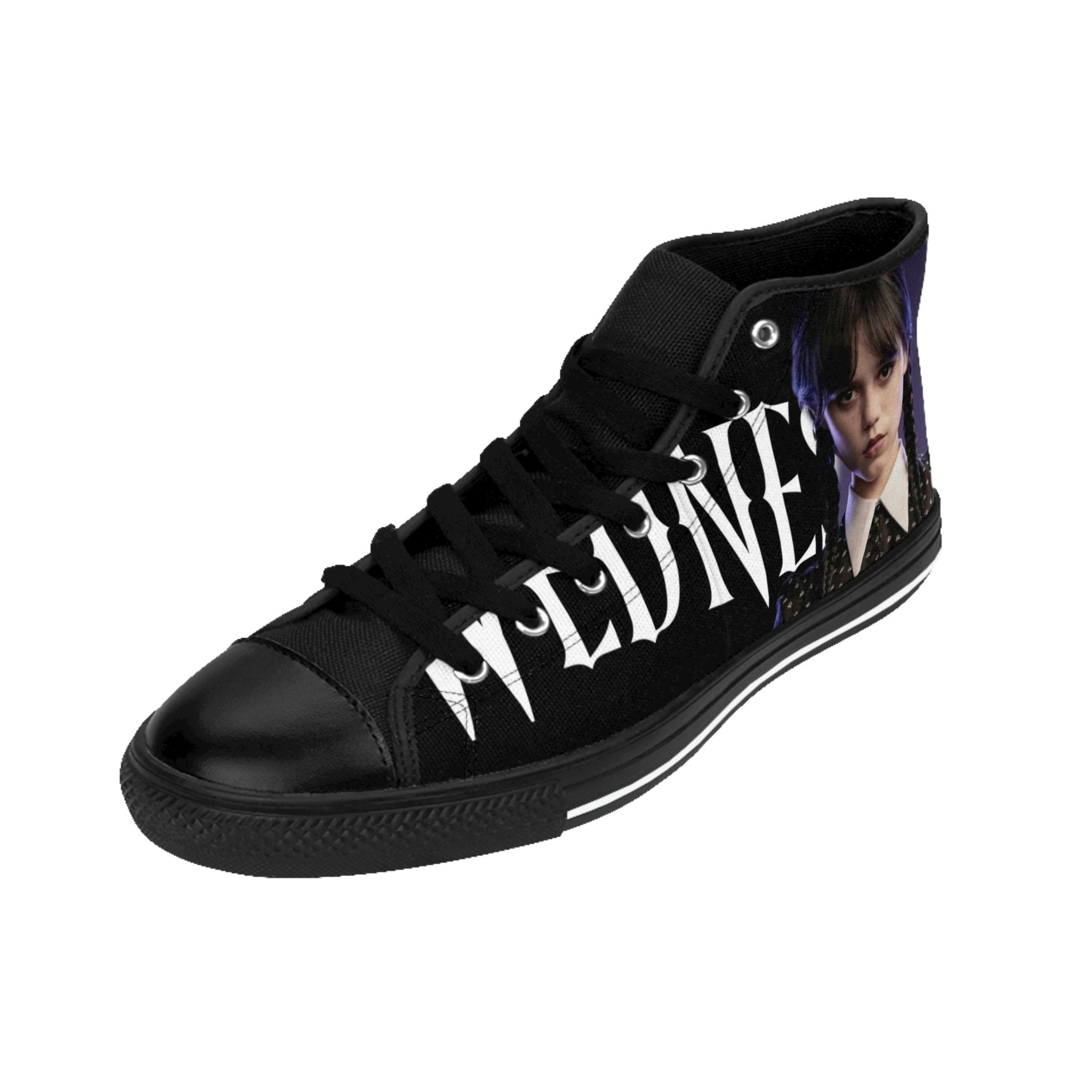 Discover Wednesday addams Shoes, Wednesday addams High Top Sneakers