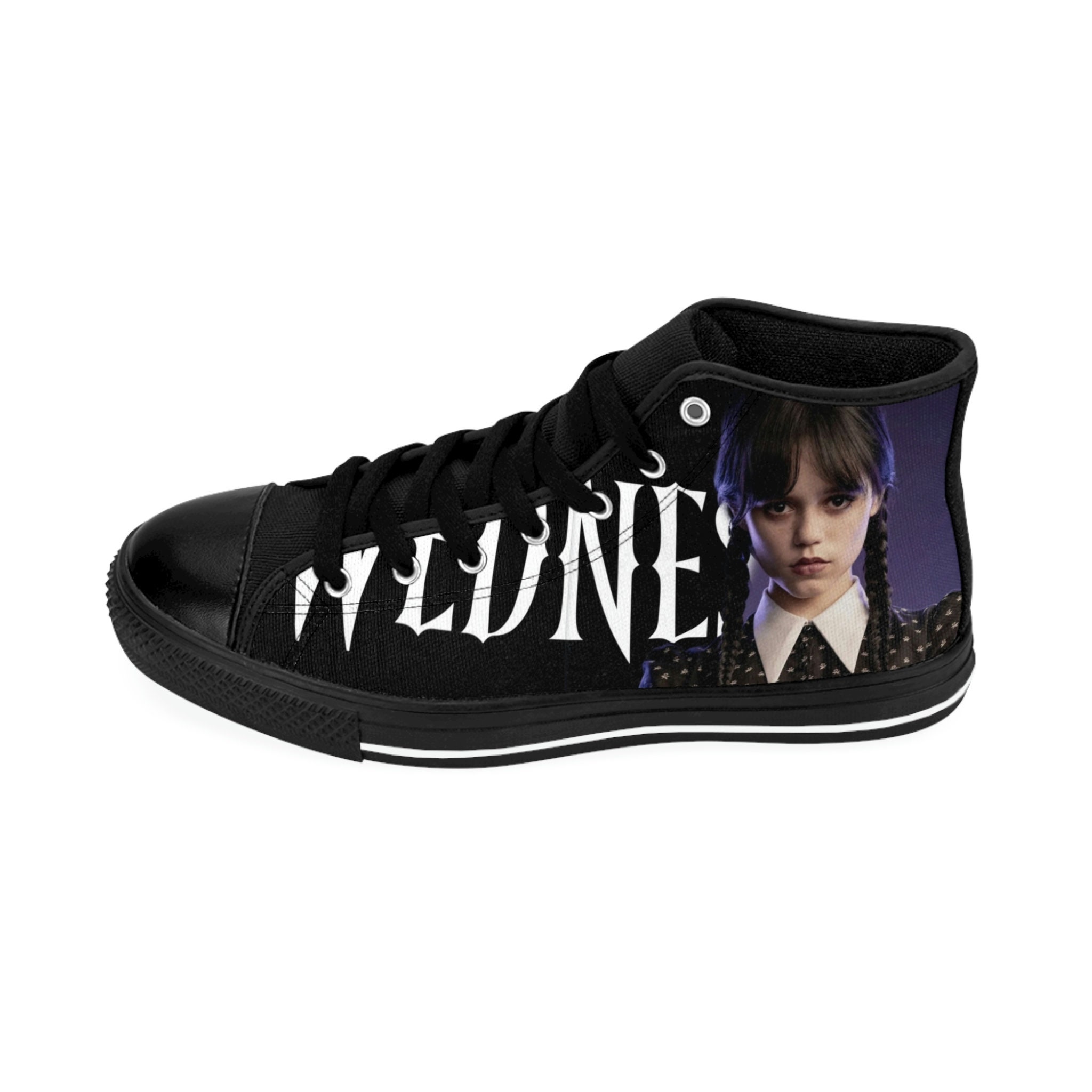 Wednesday addams Shoes, Wednesday addams High Top Sneakers