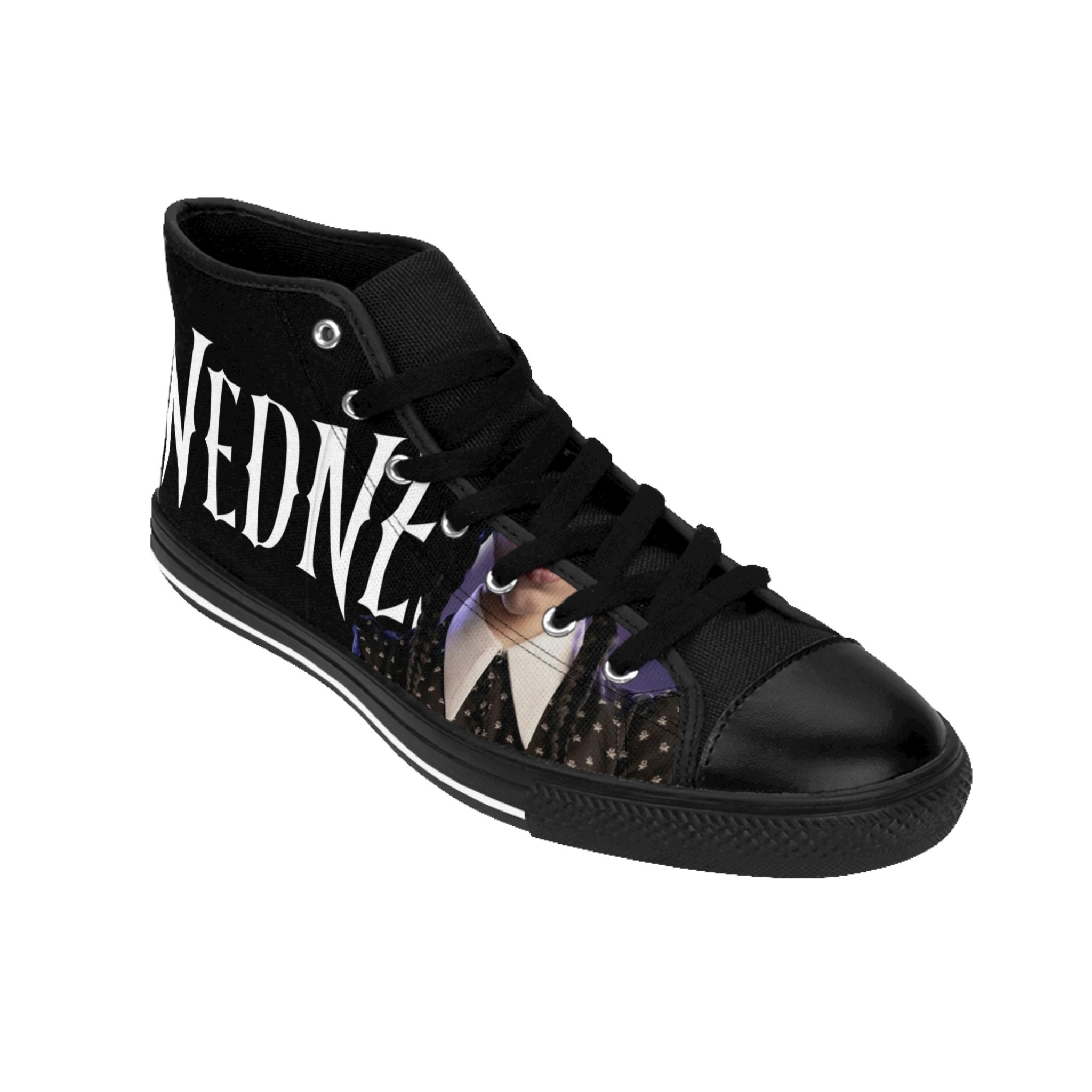 Wednesday addams Shoes, Wednesday addams High Top Sneakers