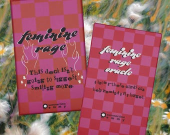 Feminine Rage Deck Bundle – Indie 78 Card Tarot + 23 Card Oracle Set