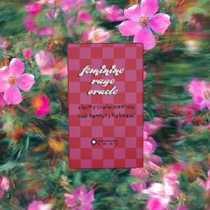 Feminine Rage Oracle Deck – 23-korts indie-orakel för självreflektion och läkning