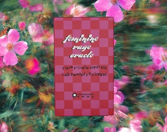 Feminine Rage Oracle Deck – 23 Card Indie Oracle for Self Reflection & Healing