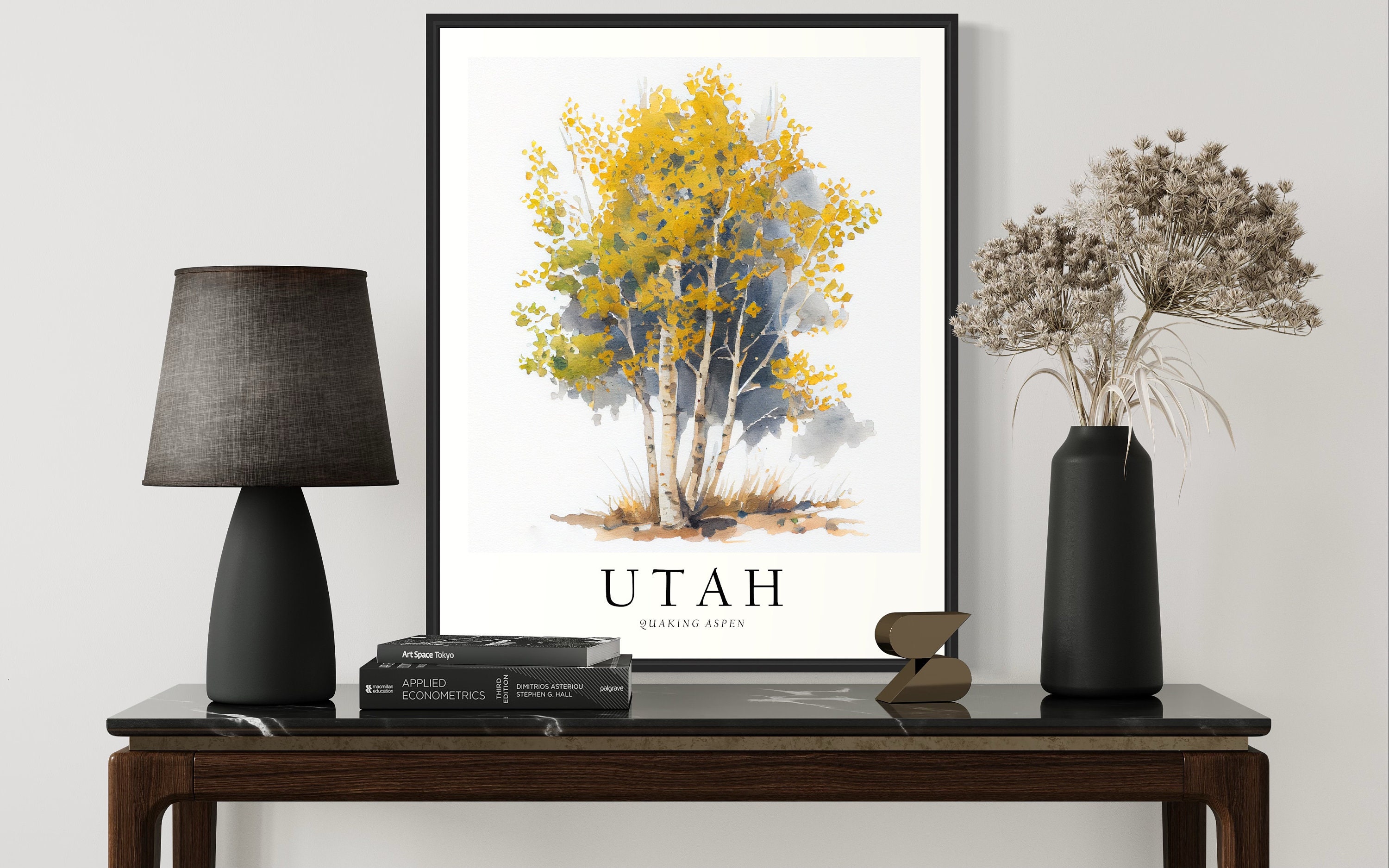 Utah State Tree Art Print, Quaking Aspen Tree Wall Art
