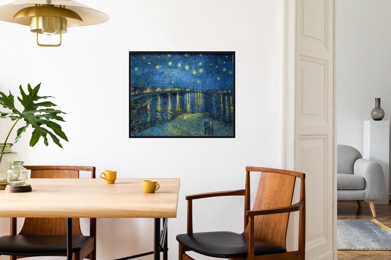 Vincent Van Gogh Poster Art Print - Starry Night Over the Rhone (1888 ...