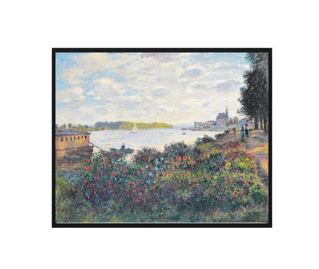Claude Monet Poster Art Print - La Seine À Argenteuil (1877) - Vintage ...