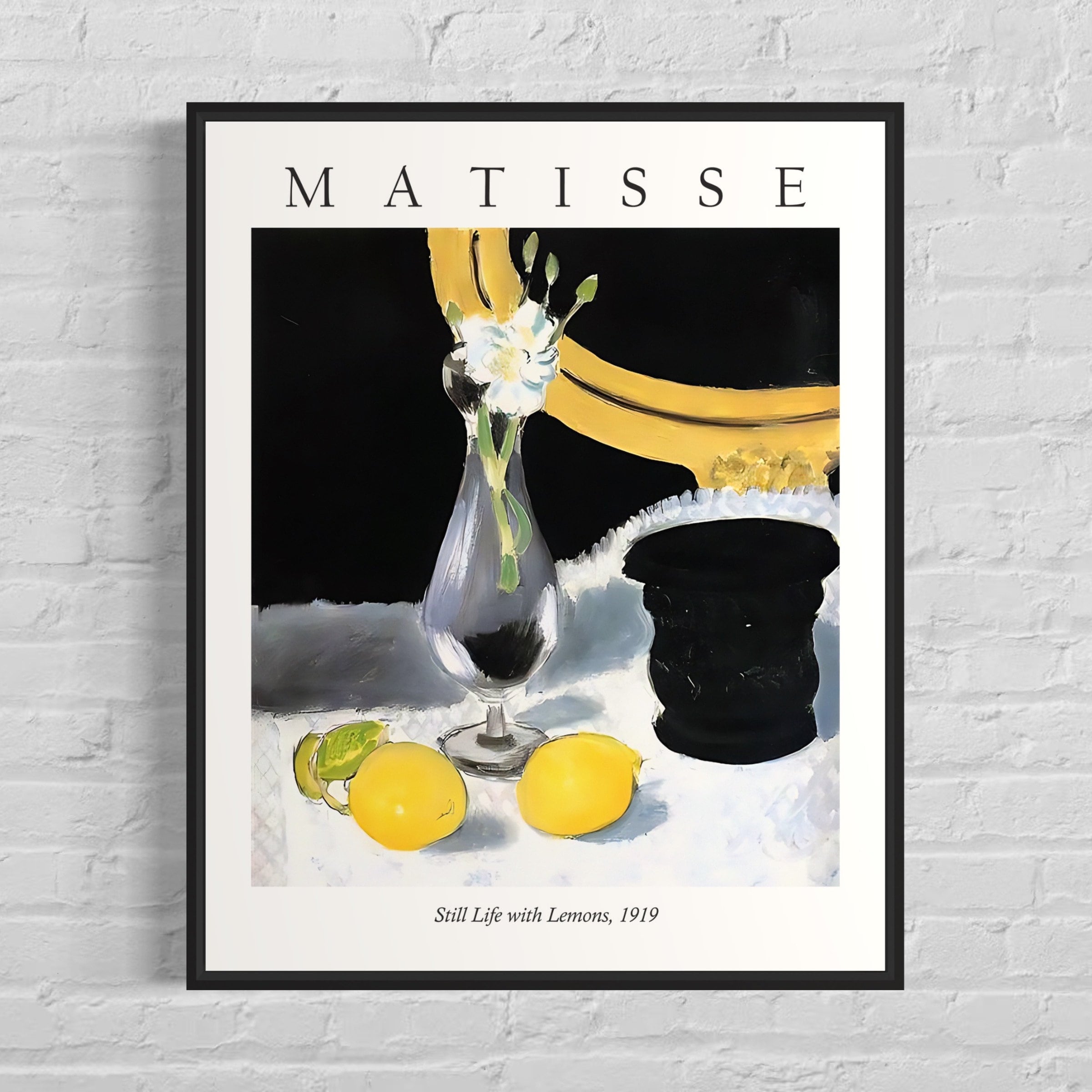 Henri Matisse - Nature morte aux citrons, 1919 - oeuvre d'art