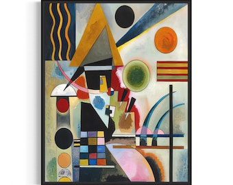 Vassily Kandinsky - 1925 Poster Art Print, Gallery Artwork Painting, High Quality Print.