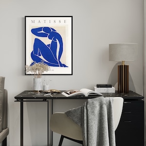 Henri Matisse Blue Nude II, 1952 Vintage Gallery Wall Art, Matisse