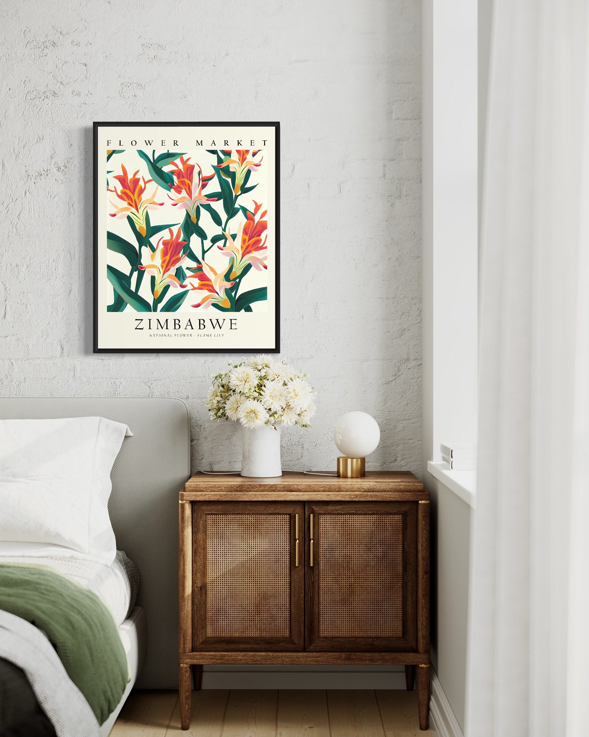Spider Lilies and Cherry Blossoms by Sakae Unfurl in Wire