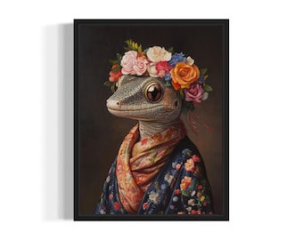 世界のヤモリ ポスタープリント - アーティスト直筆サイン入り - Etsy 日本