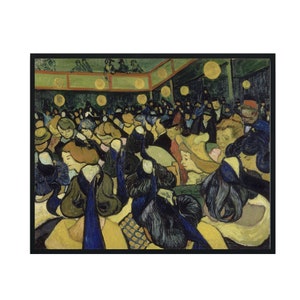 Vincent Van Gogh Poster Art Print - The Dance Hall In Arles (1888) - Vintage Gallery Wall Art, Van Gogh Poster Artwork