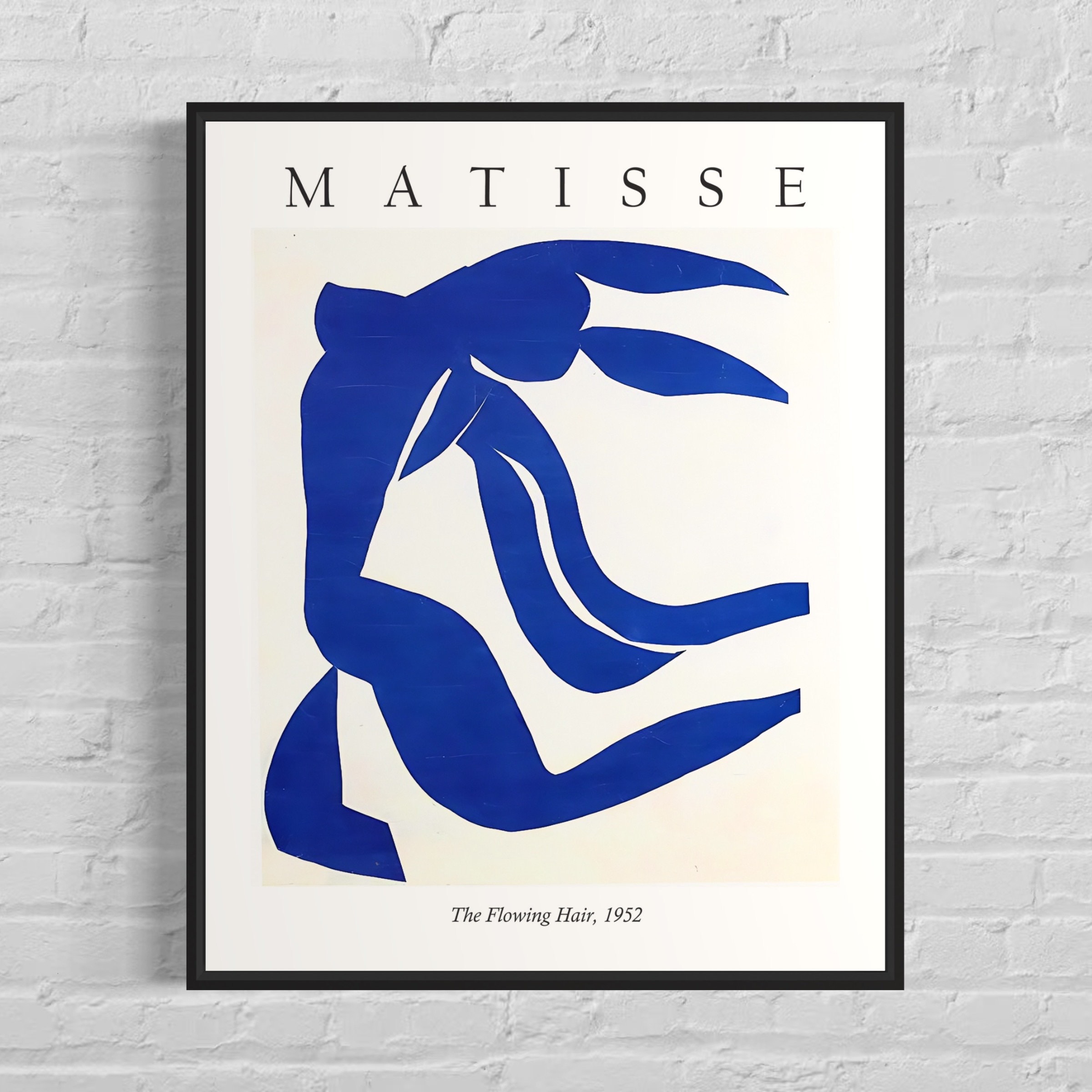Henri Matisse - the Flowing Hair, 1952 - Vintage Gallery Wall Art