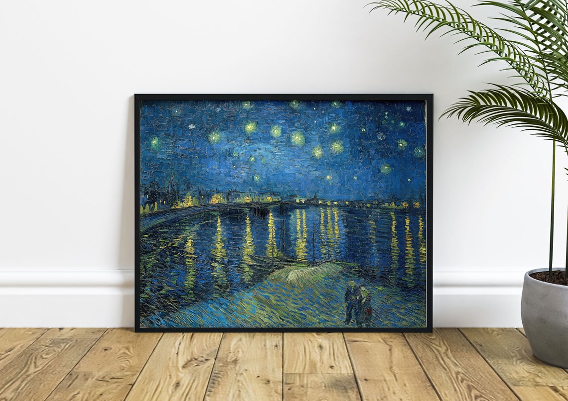 Vincent Van Gogh Poster Art Print - Starry Night Over the Rhone (1888 ...
