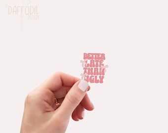Bow Kiss-Cut Sticker, Soft Girl Aesthetic, Laptop Decal