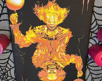 It  Playing Digital real fire canvas ready to hang by  Pyro Painter for  #FestiveEtsyFinds wall art,Wall art canvas #FestiveEtsyFinds