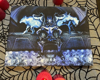 Krown Digital fire art by Pyro Painter for Living room wall art, Surreal painting, Surreal art, Wall decor canvas, Wall art print