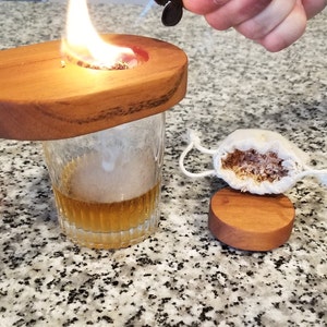 Boost Your Whiskey/Cocktail Experience, Whiskey Smoker Kit, 3 Wood Chip Flavors included, Margarita Smoker, Christmas present, Male present