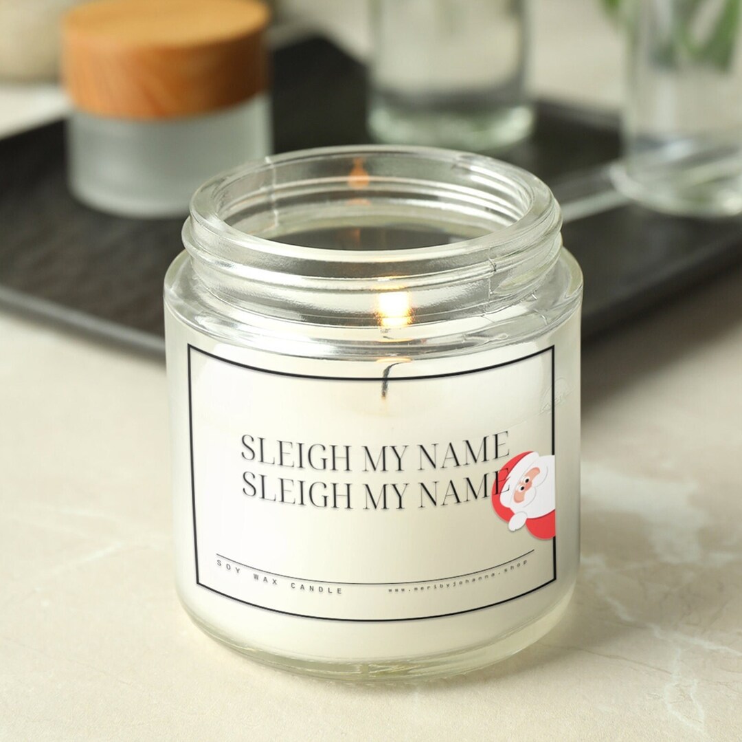 Funny Christmas Candle Gift Gift for Him or Her Gift for a Etsy