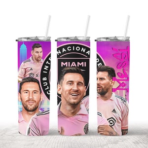 20 oz Personalize Leo Messi tumbler