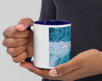 Coffee Mug with Hawaii Surfer Photo