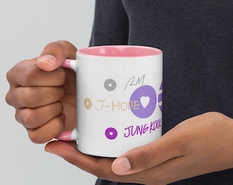 BTS signature inspired Arirang Pink Coffee Mug- Army Gifts