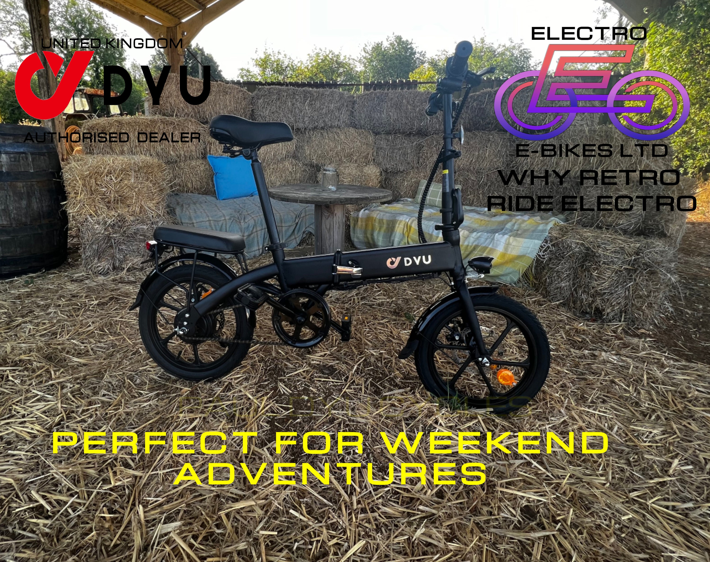 DYU A1F Folding Electric Bike 7.5AH 16inch 250W Commuter Etsy UK