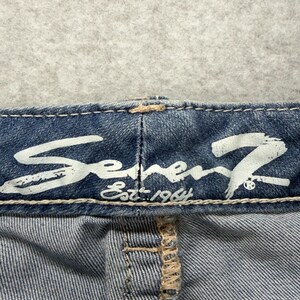 Seven7 Jeans Womens Size 10 Bootcut Embellished Pockets Mid Rise Denim zdjęcie 3