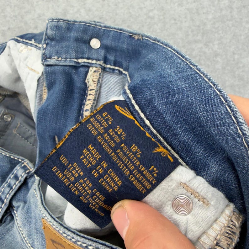 Seven7 Jeans Womens Size 10 Bootcut Embellished Pockets Mid Rise Denim zdjęcie 5