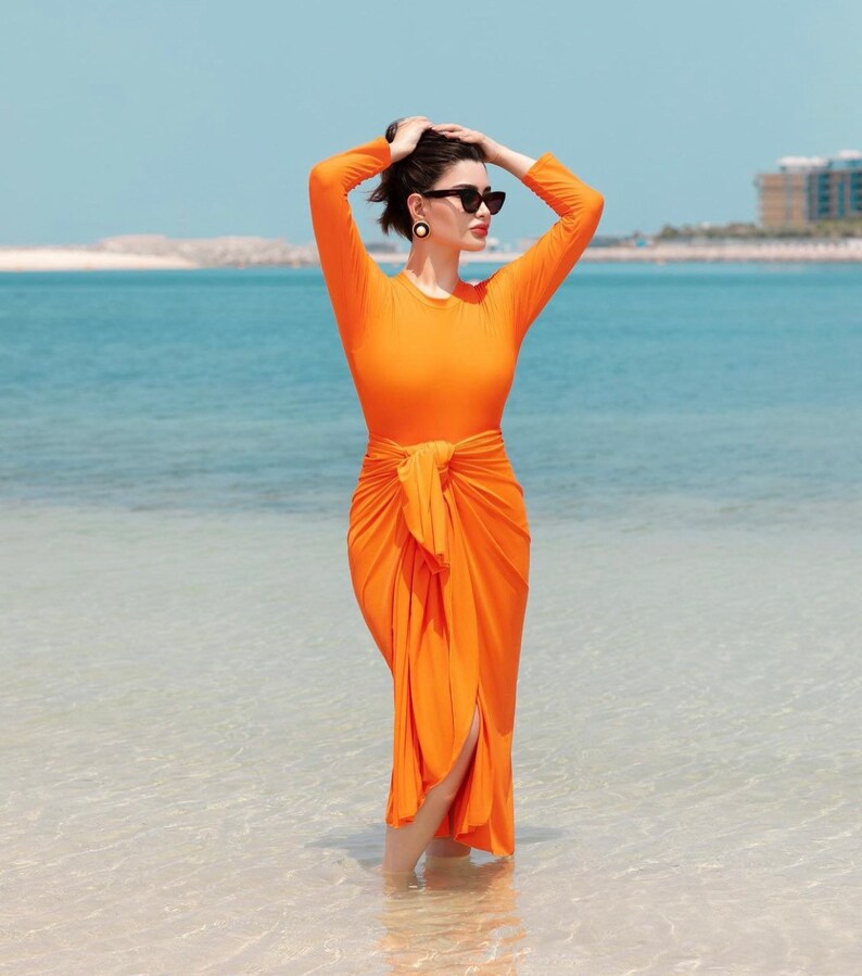 3 Piece Slimming Effect Swimwear Includes Swimsuit With Removable Pads