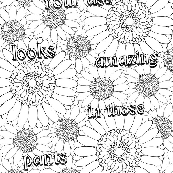 Ass Coloring Pages - Etsy
