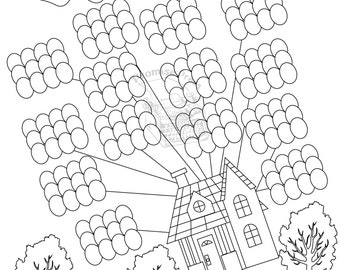 Intention Coloring -- Mortgage-20 year coloring page- Pay off to home ownership