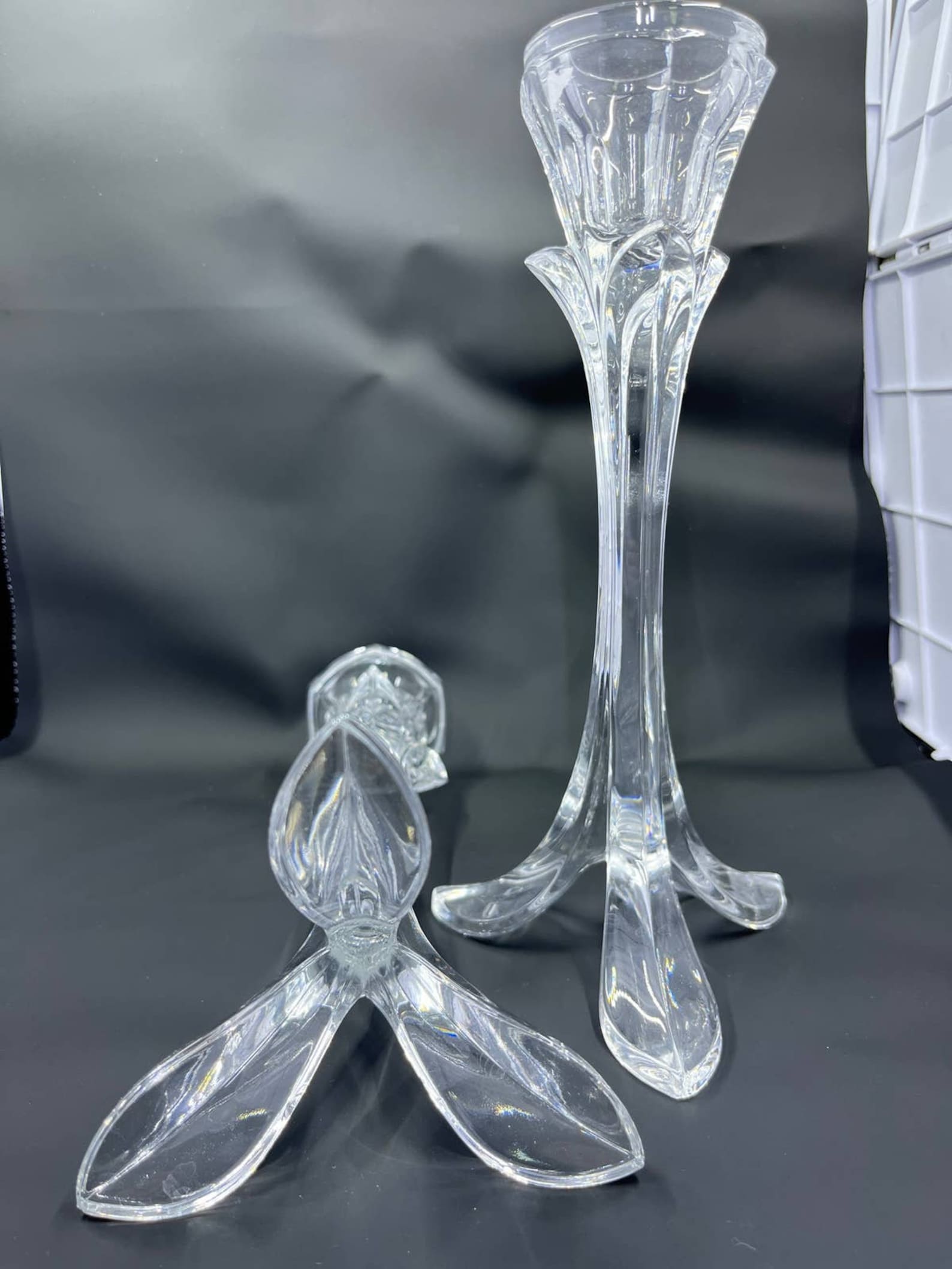 Lead Crystal Candle Holders
