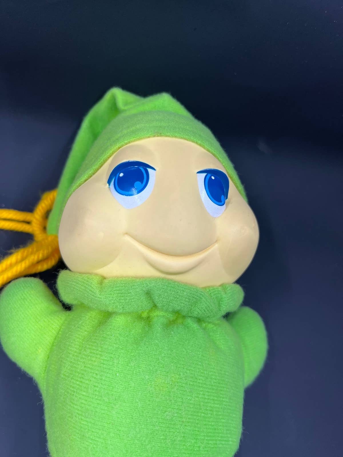 Vintage 1982 Hasbro Preescolar Original Green GloWorm Glow Worm Peluche -   México