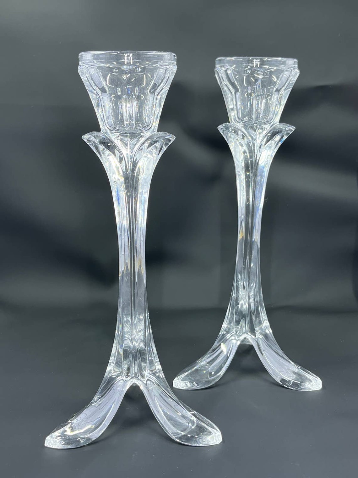 Lead Crystal Candle Holders
