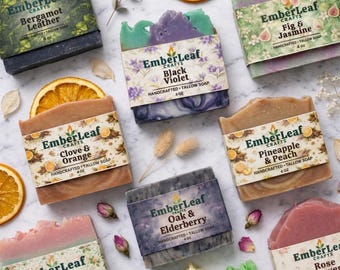 Jabón artesanal de sebo en barra, sin aceite de semillas, hidratación profunda, jabón artesanal.