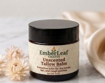 Tallow Balm - Nourishing Skin Care with Beef Tallow, Olive Oil & Beeswax
