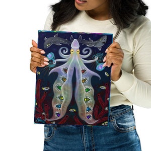 Diana of the Deep Metal Print