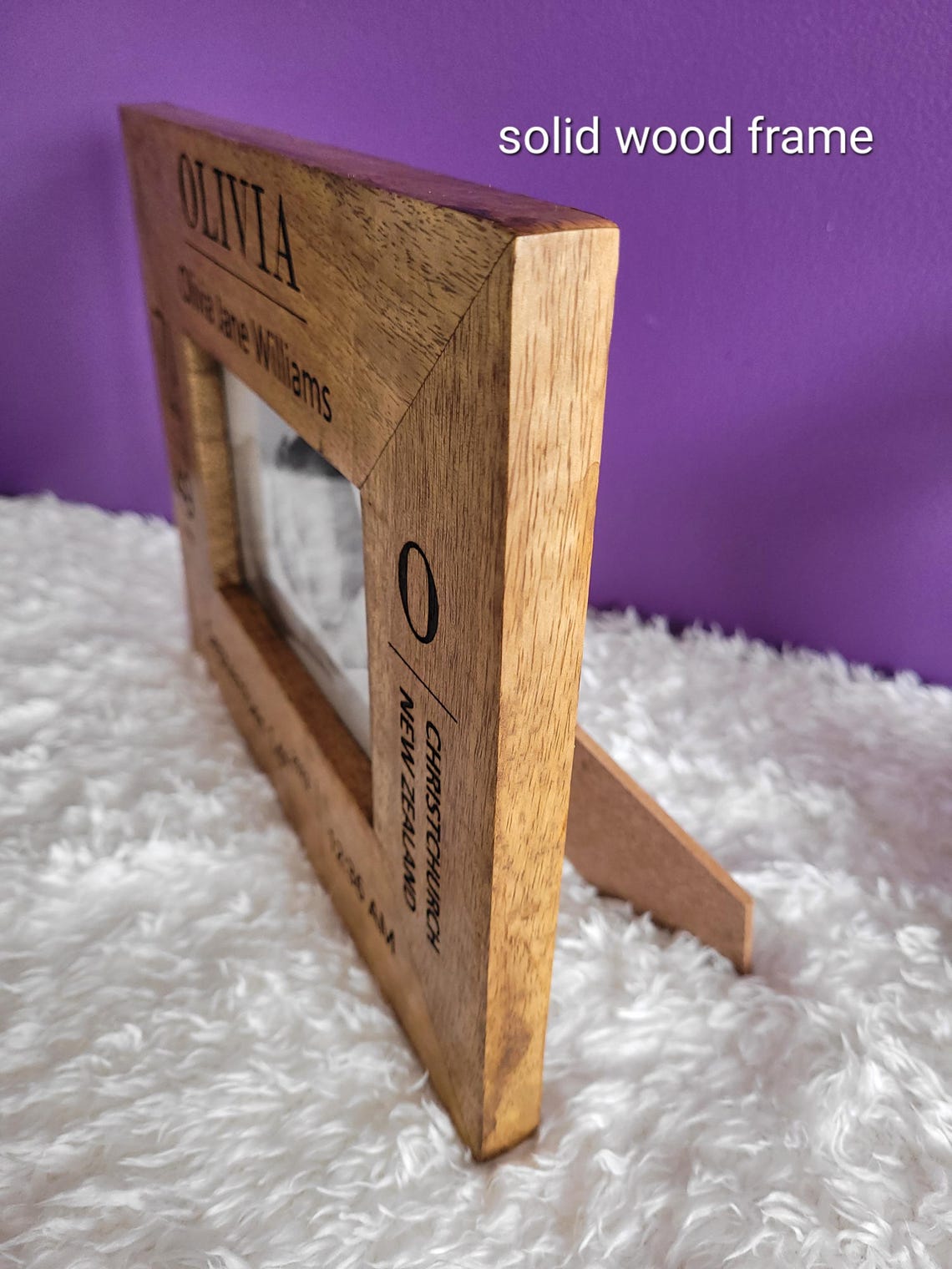 Personalised Baby Photo Frame, Newborn New Baby, Christmas Gifts ...